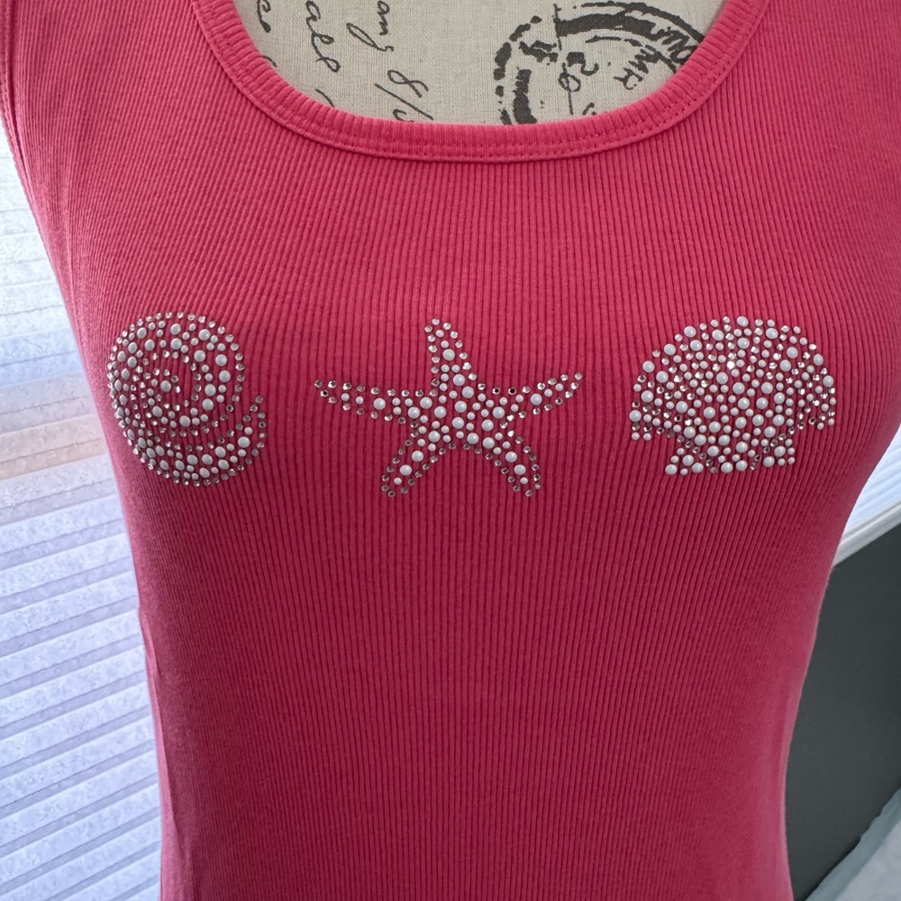 Pink Embellished Women's Top